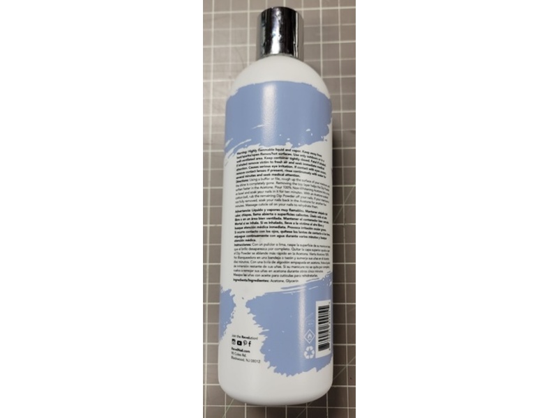 Revel Nail Non-Whitening Acetone Nail Polish Remover, 16 fl oz/473 mL
