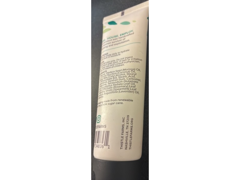 Thistle Farms Love Heals Body Lotion, Eucalyptus Mint, 2 fl oz/59 mL