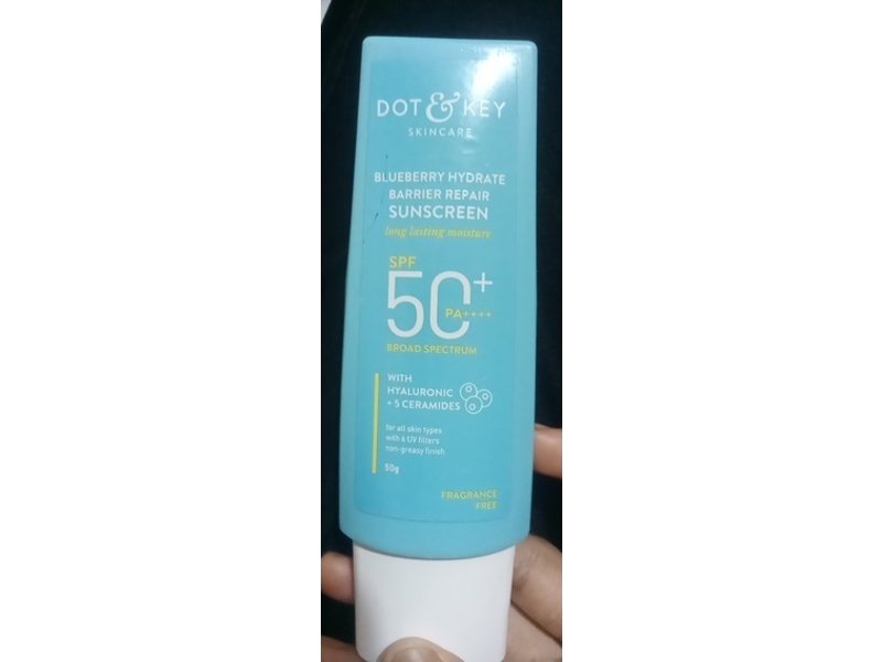 Dot & Key Skincare Barrier Repair Sunscreen, SPF 50+ PA++++, 50 g