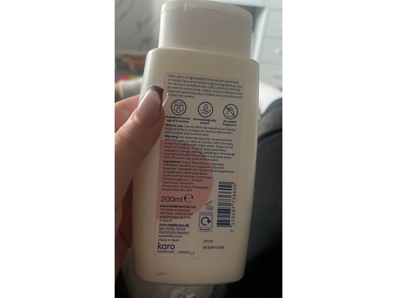 E45 Moisturising Lotion, 200 mL