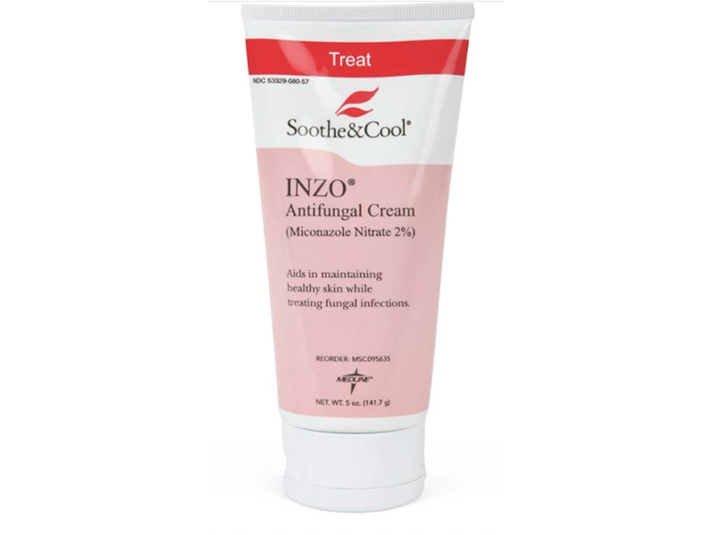 Medline Inzo Sooth & Cool Antifungal Cream, 5 oz/141.7 g