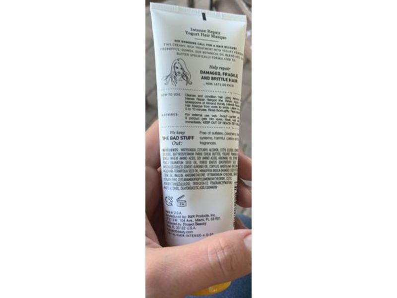 Project Beauty Hairgurt Almond-Honey Intense Repair Yogurt Hair Conditioner