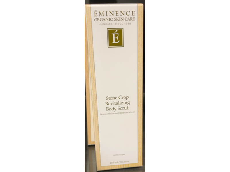 Eminence Organics Skin Care Body Scrub, Stone Crop, 8.4 fl oz/250 mL