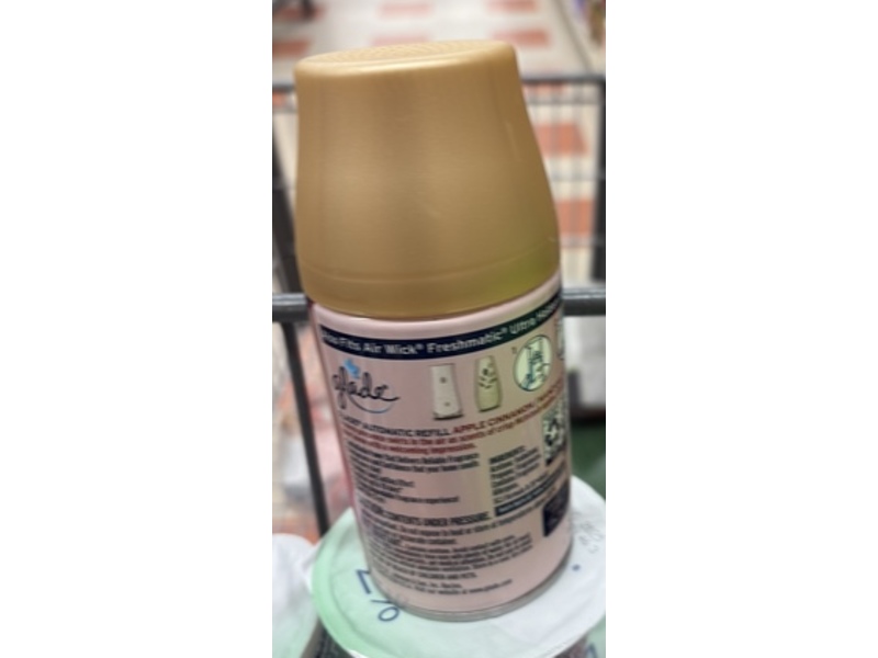 Glade Automatic Spray Refill Air Freshener, Apple Cinnamon, 6.2 oz/175 g