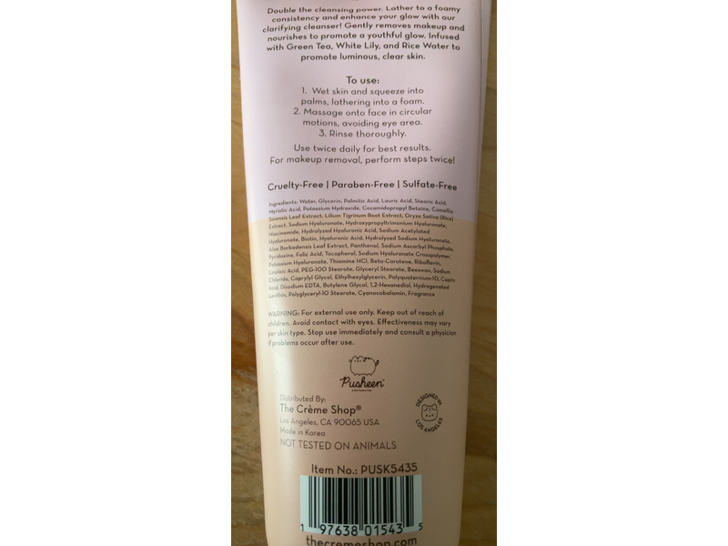 The Creme Shop Pusheen 2-In-1 Daily Cleanser, 5.07 fl oz/150 mL