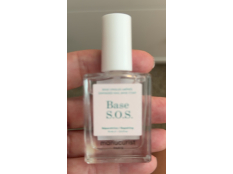 Manucurist Paris Base S.O.S Damaged Nail Base Coat, 0.5 fl oz/15 mL