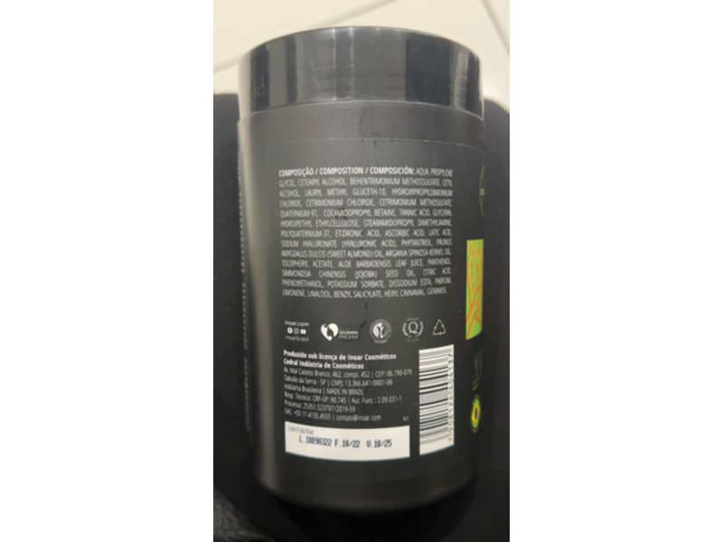 Inoar Btx Antfrizz Mask, 1 kg