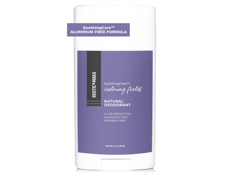 Rustic Maka Soothing Care Natural Deodorant, Calming Fields, 3.2 oz/90 g