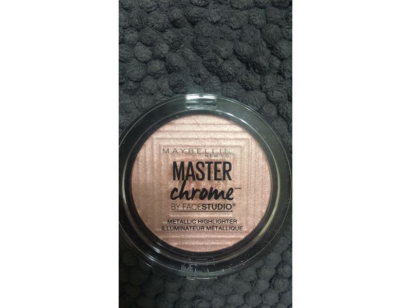 Maybelline New York Facestudio Master Chrome Metallic Highlighter Makeup, Molten Rose Gold, 0.24 oz.