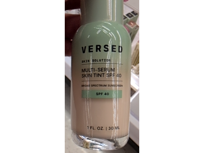 Versed Skin Solution Multi Serum Skin Tint Foundation, SPF 40 1C, 1 fl oz/30 mL