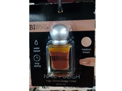 Beauty Intuition Nail Polish, Medium Brown, 0.37 fl oz/11 mL