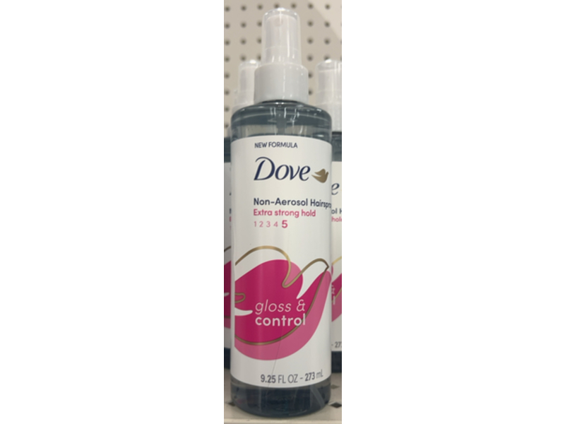 Dove Gloss & Control Non - Aerosol Hairspray, Extra Strong Hold, 9.25 fl oz/273 mL