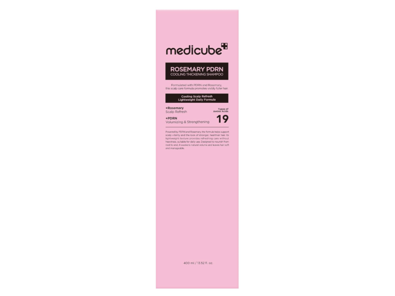 Medicube Cooling Thickening Shampoo, Rosemary PDRN, 13.52 fl oz/400 mL