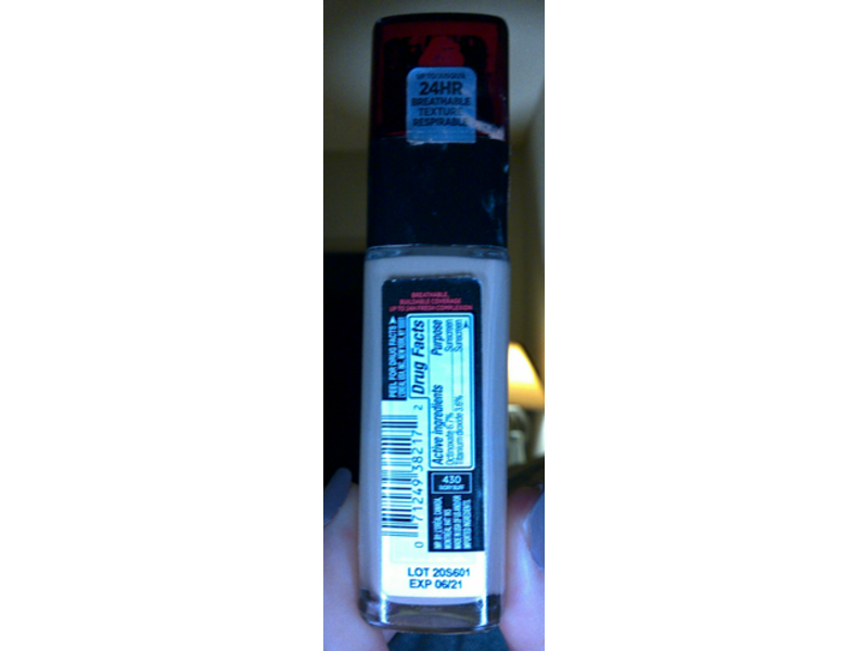 L'Oréal Paris Infallible Fresh Wear Foundation, 430 Ivory Buff, 1 fl oz/30 mL