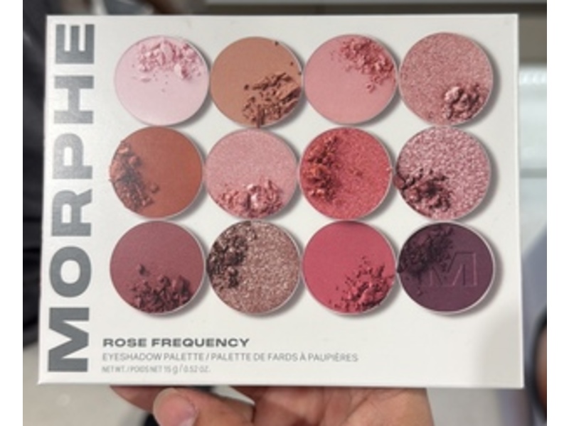 Morphe Eyeshadow Palette, Rose Frequency, 0.52 oz/15 g