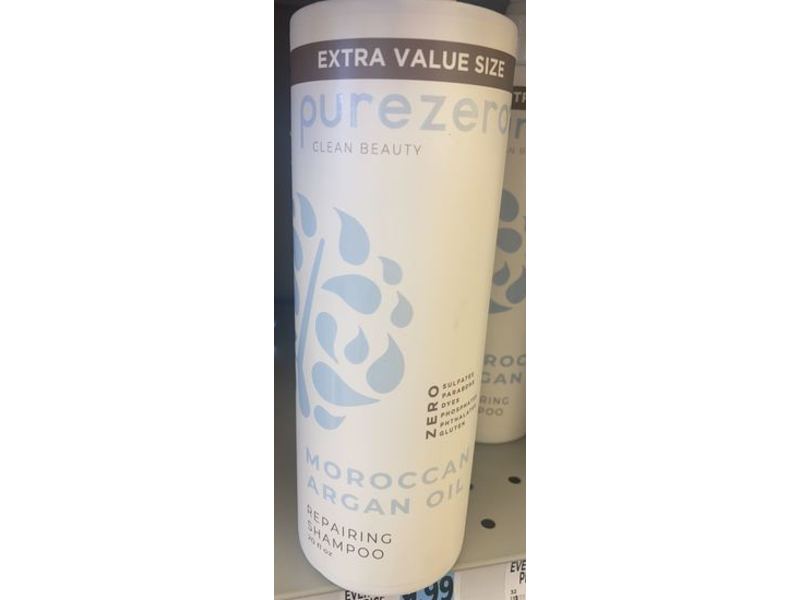 Purezero Clean Beauty Repairing Shampoo, Moroccan Argan Oil, 20 fl oz/591 mL