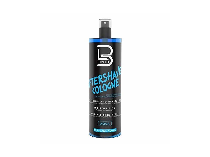 L3 Level 3 After Shave Cologne, Aqua, 13.5 fl oz/400 mL