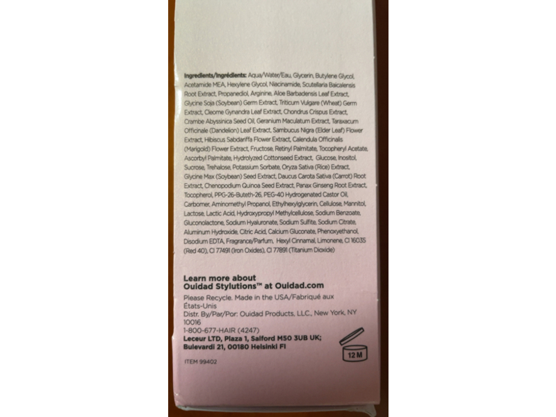 Ouidad The Curl Expert Soothing + Moisturizing Serum,2 fl oz/60 mL