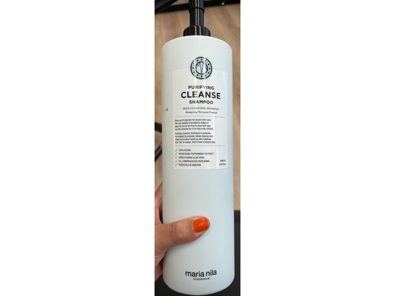 Maria Nila Purifying Cleanse Shampoo, 33.8 fl oz/1000 mL