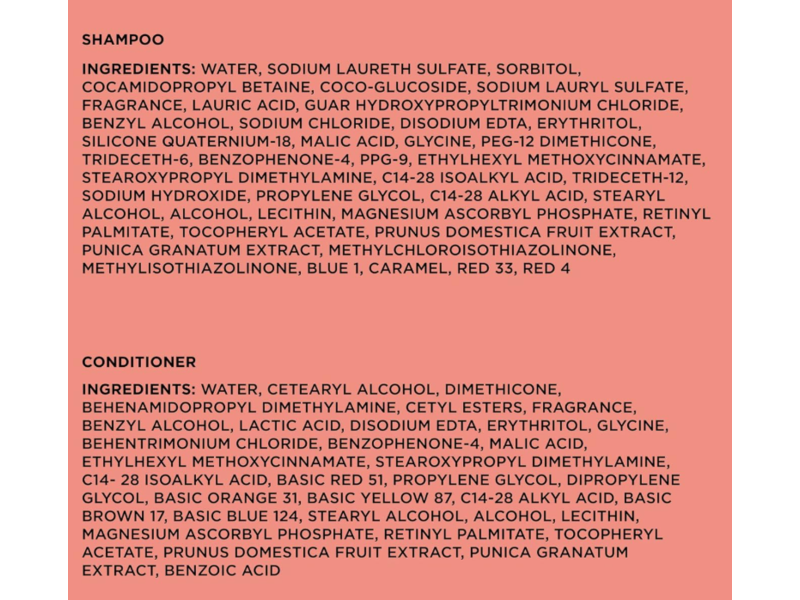 John Frieda Red Boosting Shampoo & Conditioner Set, Radiant Red, 8.3 fl oz/245 mL