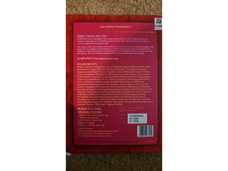 Modernica Naturals Dim N Dazzle Face Sheet Mask, Pack Of 4