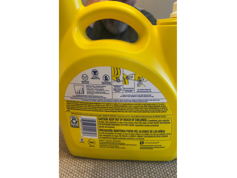 Tide Simply All In One Liquid Detergent, Daybreak Fresh, 89 Loads, 117 fl oz/3.46 L