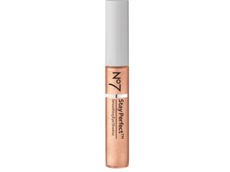 No7 Stay Perfect Smoothing Eyeshadow, Rose Gold, 4 mL
