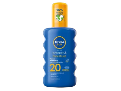 Nivea Sun Protect & Moisture Sunscreen, SPF 20, 200 mL