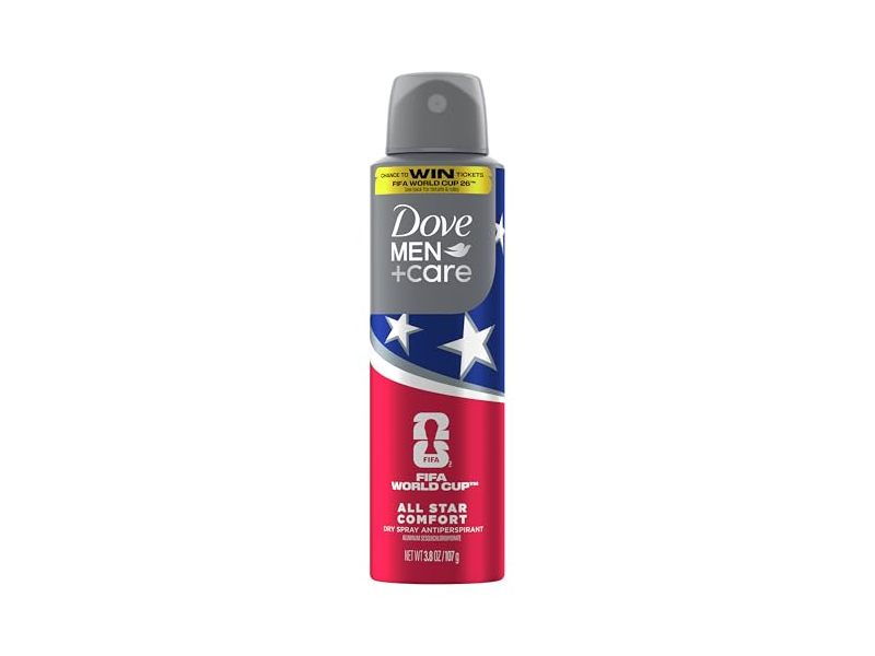 Dove Men+Care Dry Spray Antiperspirant, All Star Comfort, 3.8 oz/107 g