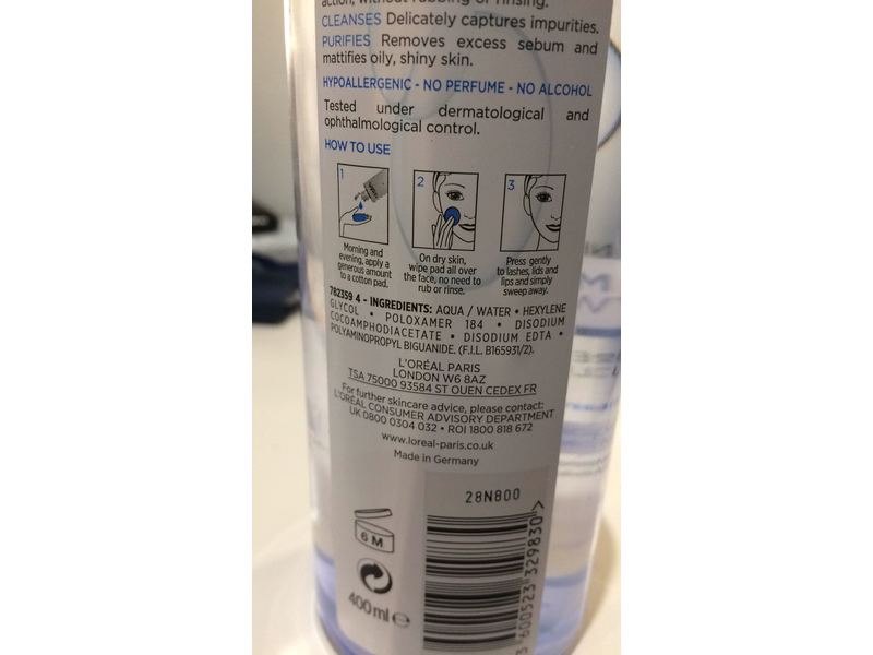 L'Oreal Paris Skincare Micellar Cleansing Water, 13.5 fl oz