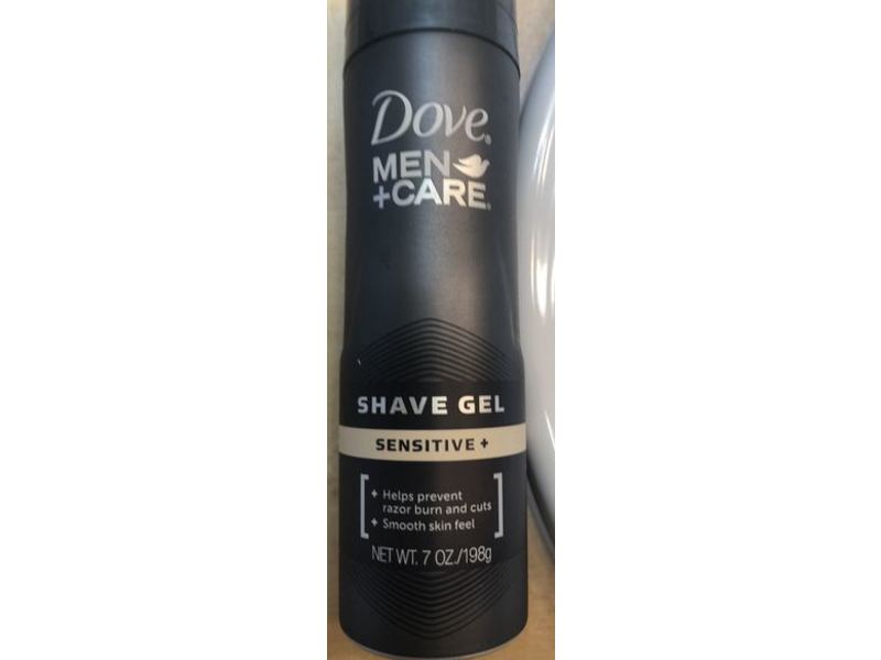 Dove Men+Care Shave Gel, Sensitive+, 7 oz/198 g