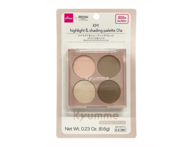 Kyumme Highlight & Shading Palette 01a, Pink Beige, 0.23 oz/6.6 g