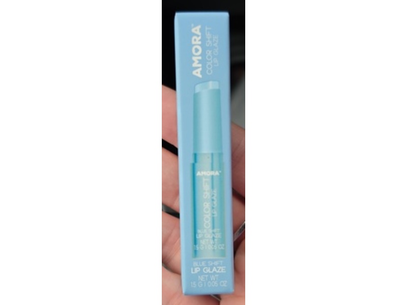 Amora Color Shift Lip Glaze, Blue Shift, 0.05 oz/15 g