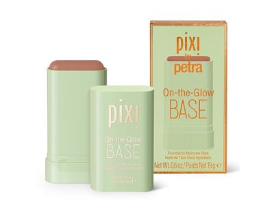 Pixi By Petra On-The-Glow Base Foundation Moisturizer Stick, Mocha, 0.6 oz/19 g