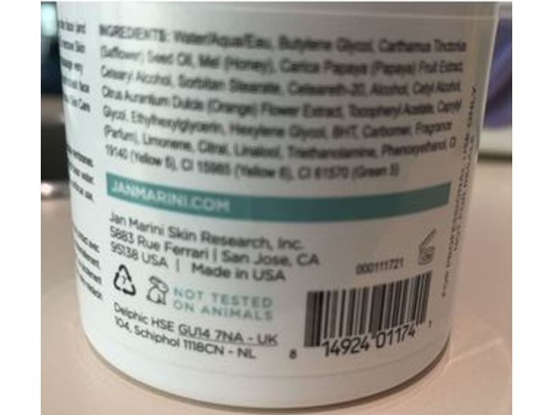 Jan Marini Skin Research Skin Zyme Face Mask, 6 oz/170 g