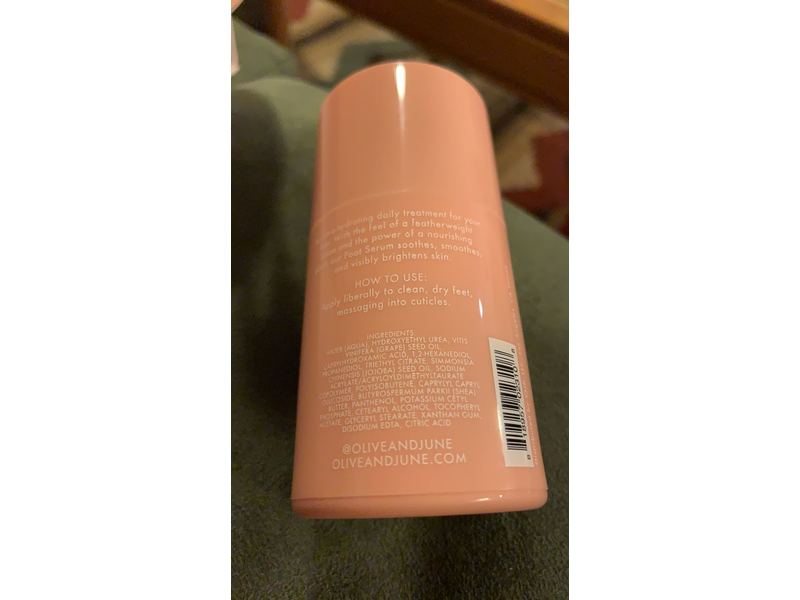 Olive & June Foot Serum Daily Hydration, 1 oz/30 mL