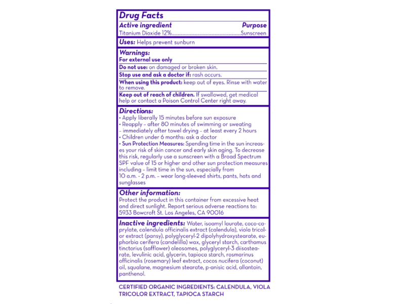 California Baby Super Sensitive Sunscreen Lotion, SPF 30+, 2.9 oz/82 g