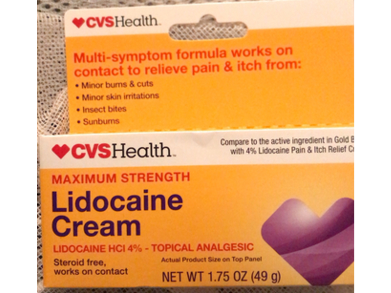 CVS Health Pain Relieving Cream, 1.75 oz/49 g