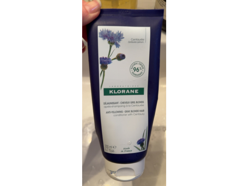 Klorane Anti-Yellowing Conditioner, 6.7 fl oz/200 mL