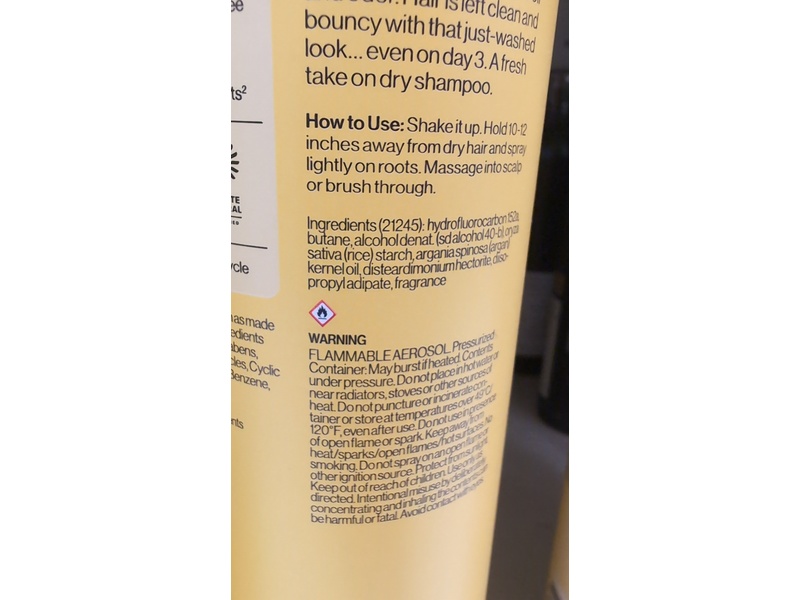 Eva.Nyc Freshen Up Invisible Dry Shampoo, Warm Vanilla, 7.3 oz/206 g