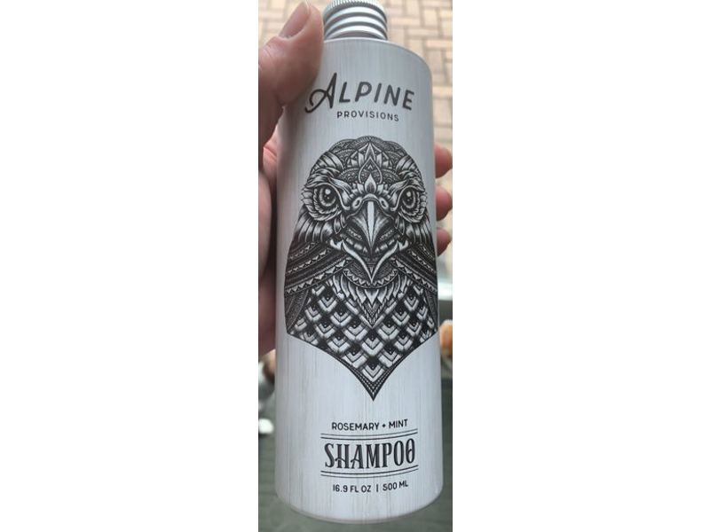 Alpine Provisions Shampoo, Rosemary + Mint, 16.9 fl oz/500 mL