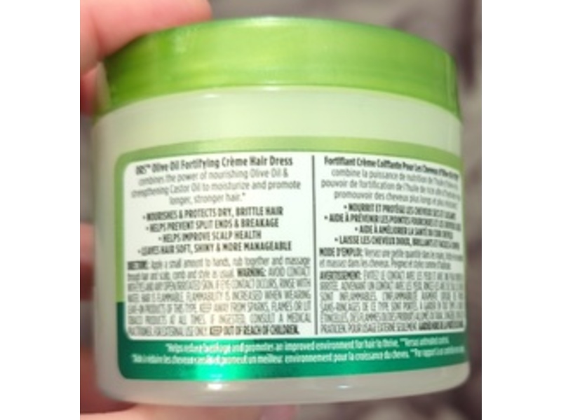ORS Olive Oil Fortifying Creme Hair Dress, 4 oz/113 g