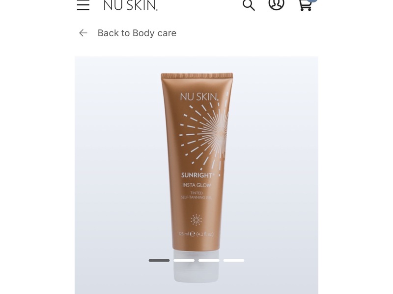 Nu Skin Sunright Inta Glow Tinted Self-Tanning Gel, 4.2 fl oz/125 mL