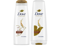 Dove Anti Frizz Oil Therapy Shampoo + Conditioner, 12 fl oz/355 mL - thumbnail 1
