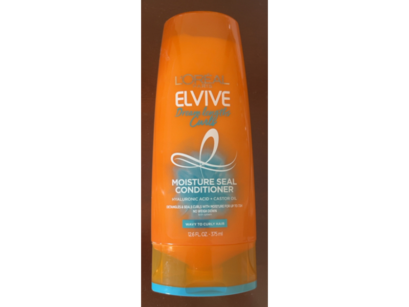 Loreal Paris Moisture Seal Conditioner, Elvive Dream Lenghts Curls, 12.6 fl oz/375 mL