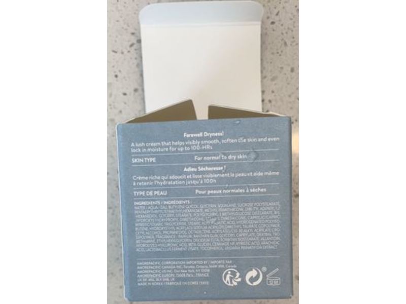 Laneige Water Bank Blue Hyaluronic Cream Moisturizer, 0.67 fl oz/20 mL