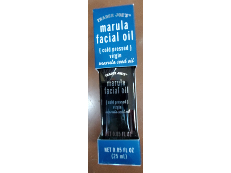 Trader Joe's Cold Pressed Virgin Marula Facial Oil, 0.85 fl oz/25 mL