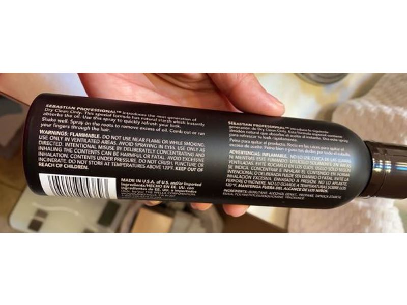 Sebastian Dry Clean Only Dry Shampoo, 4.9 fl oz/140 g