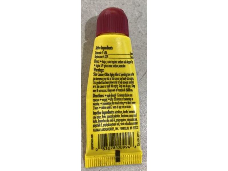 Carmex Daily Care Moisturizing Sunscreen Lip Balm, Fresh Cherry, SPF 15, 0.35 oz/10 g