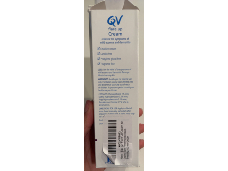 EGO QV Flare Up Cream, 3.5 oz/100 g